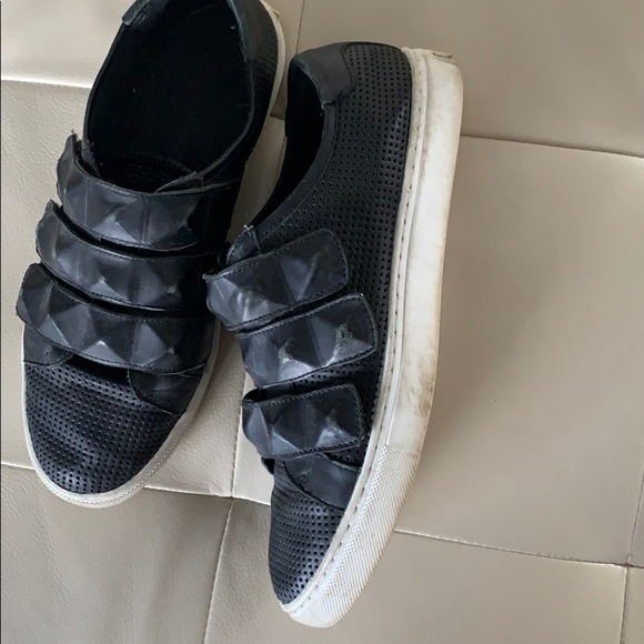 Rebecca Minkoff leather slip on sneakers - Picture 2 of 3